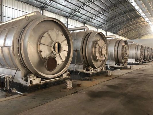 15.5kw Σύστημα πυρόλυσης και απόσταξης για την ανακύκλωση παλαιών ελαστικών