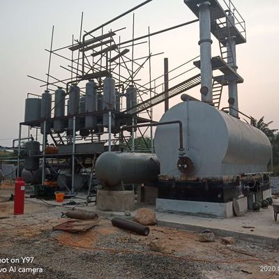 Q245R Ατσάλι λέβητα 25KW Καθαριστή πετρελαίου αποβλήτων κινητήρα για διαδικασία αναγέννησης