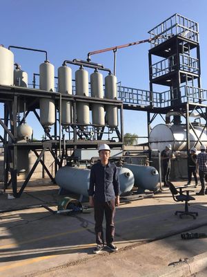 Q245R Ατσάλι λέβητα 25KW Καθαριστή πετρελαίου αποβλήτων κινητήρα για διαδικασία αναγέννησης