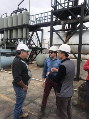 Q245R Ατσάλι λέβητα 25KW Καθαριστή πετρελαίου αποβλήτων κινητήρα για διαδικασία αναγέννησης