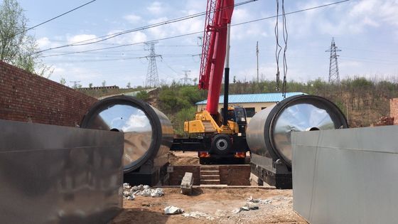 15Μηχανή πυρόλυσης 5 kW για τη μετατροπή αποβλήτων σε καυσίμων από πλαστικό ελαστικού και καουτσούκ