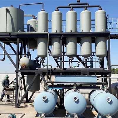 Συσκευές απόσταξης αποβλήτων πετρελαίου υψηλής χωρητικότητας για την παραγωγή ντίζελ και βασικού πετρελαίου