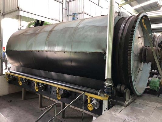 15.5kw Ροταριακός τύπος Ανακύκλωση Μετατροπή αποβλήτων ελαστικών και πλαστικού σε καύσιμα
