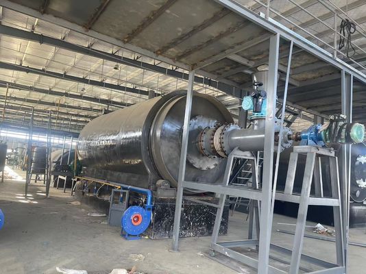 15Μηχανή πυρόλυσης.5kw για τη μετατροπή αποβλήτων πλαστικού/λαστινίου σε φιλικό προς το περιβάλλον καυσίμων