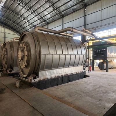 36000 KG Μετατρέψτε τα απόβλητα ελαστικών από καουτσούκ σε μηχανή πυρόλυσης πετρελαίου ντίζελ με CE ISO