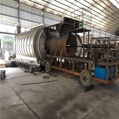 36000 KG Μετατρέψτε τα απόβλητα ελαστικών από καουτσούκ σε μηχανή πυρόλυσης πετρελαίου ντίζελ με CE ISO