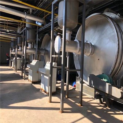 36000 KG Μετατρέψτε τα απόβλητα ελαστικών από καουτσούκ σε μηχανή πυρόλυσης πετρελαίου ντίζελ με CE ISO