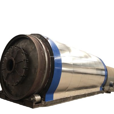 36000 KG Μετατρέψτε τα απόβλητα ελαστικών από καουτσούκ σε μηχανή πυρόλυσης πετρελαίου ντίζελ με CE ISO