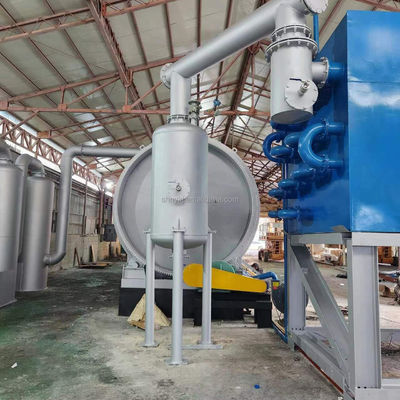 2800mm*7700mm Μηχανή πυρόλυσης από τα σκουπίδια ελαστικών σε πετρέλαιο για βιώσιμη χρήση πόρων