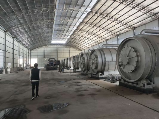 Εξοπλισμός πυρόλυσης χωρητικότητας 10 τόνων/ημέρα για τη μετατροπή πλαστικών σε καύσιμα ντίζελ