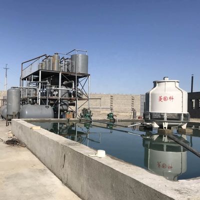 Μηχανή αποχρωματικής πυρόλυσης πετρελαίου σε πετρέλαιο ντίζελ για D1600*3500mm πρώτες ύλες